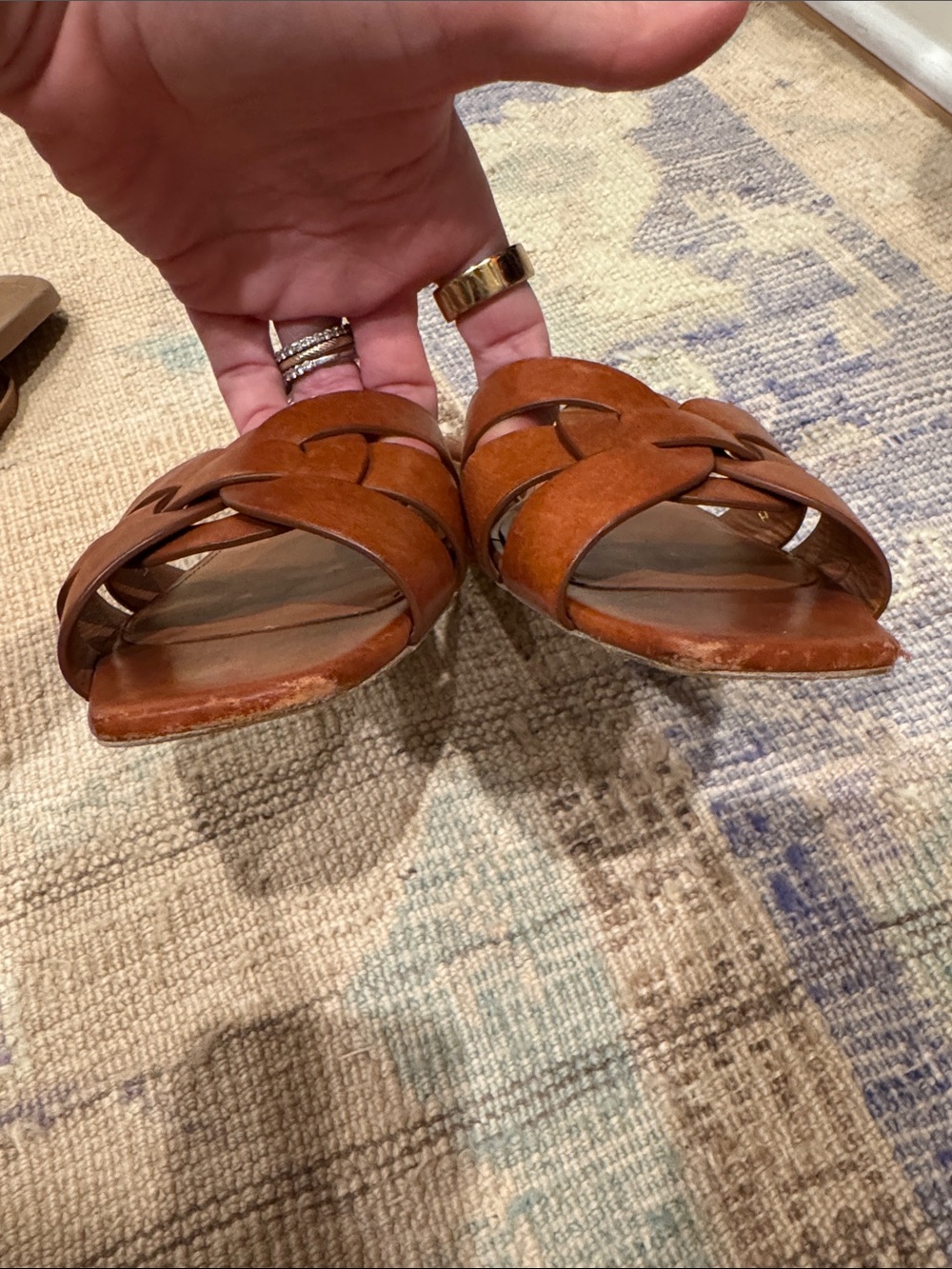 Saint Laurent Tribute Sandals - Picture 5 of 6
